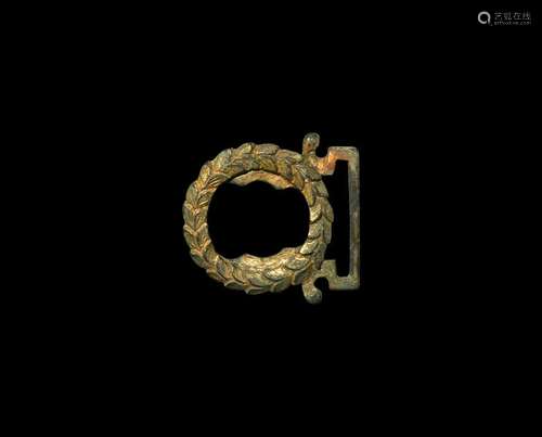 Post Medieval Gilt Wreath Buckle