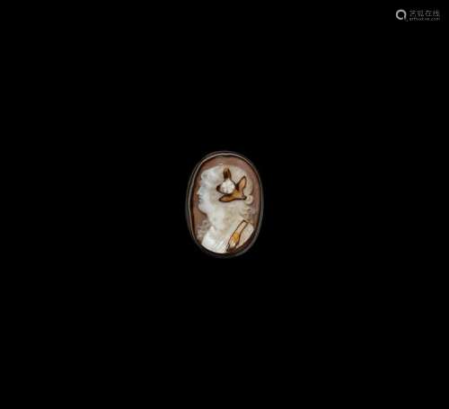 Post Medieval Agate Cameo of Flora