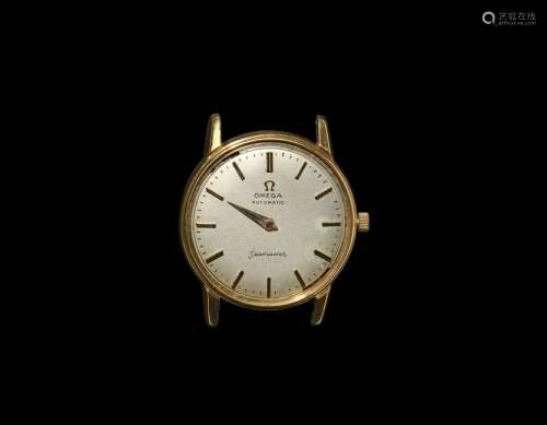 Men's Gold Omega Seamaster Automatic Watch