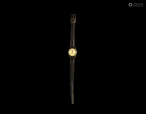 Vintage Ladies Omega De Ville Gold Wrist Watch