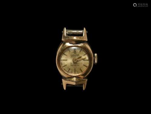 Vintage Ladies Automatic Gold Delma Watch