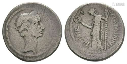 Julius Caesar - L Flaminius - Deity Denarius