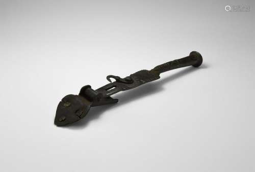 Medieval Articulated Skillet Handle