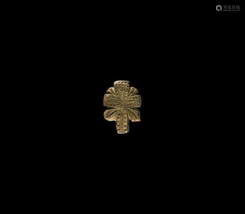 Coptic Figural Cross Pendant