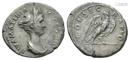Matidia (under Hadrian) - Eagle Denarius