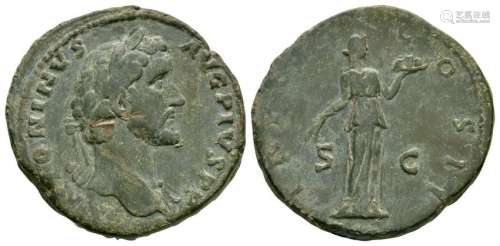 Antoninus Pius - Fides Sestertius