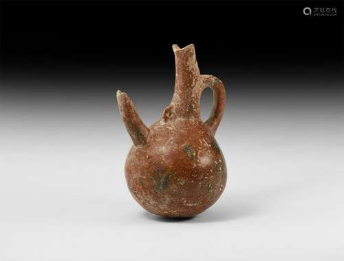 Pre-Columbian Jug with Spout