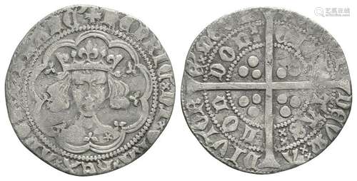 Henry V - London - Frowning Bust Groat