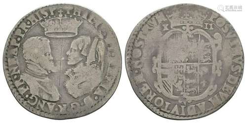 Philip and Mary - Undated Shilling