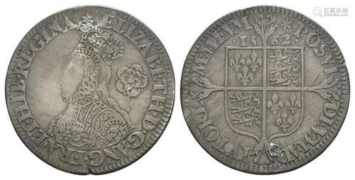 Elizabeth I - 1562 - Milled Sixpence