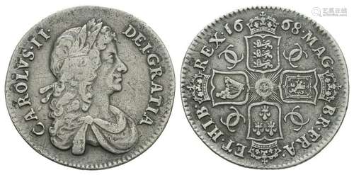 Charles II - 1668 - Shilling