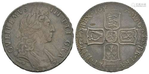 William III - 1697 NONO - Halfcrown