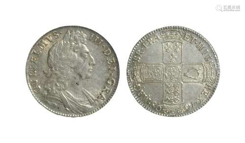 William III - 1698 - Halfcrown