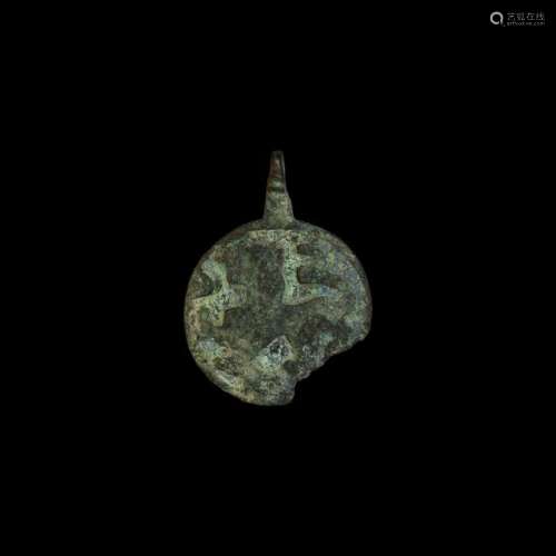 Medieval Horse Harness Pendant with Lion