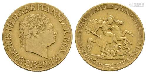 George III - 1820 - Gold Sovereign