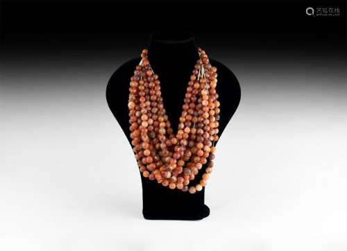 Natural History - Carnelian Bead Necklace Group