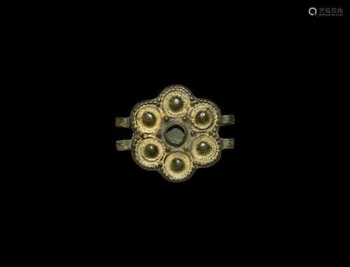 Medieval Gilt Bracelet Link