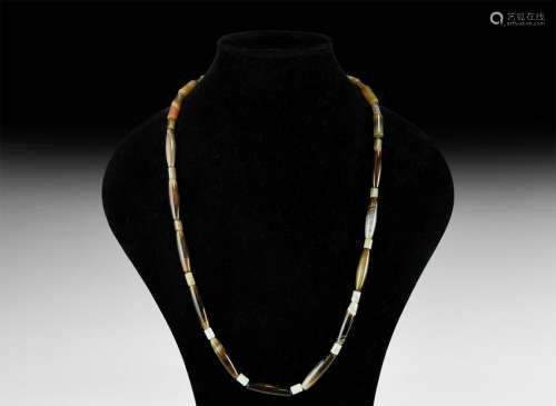 Natural History - Agate Bead Necklace