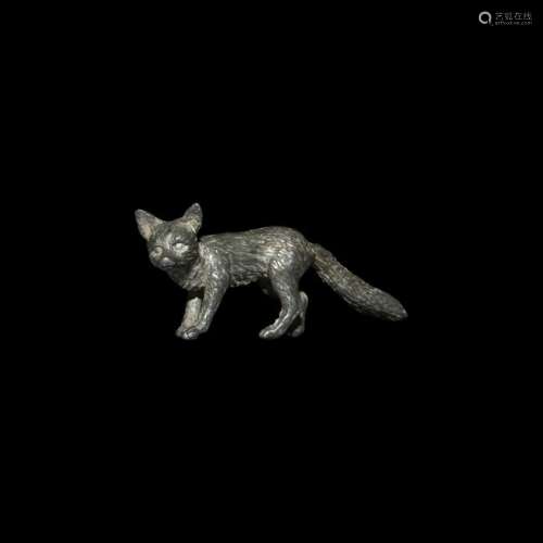 Post Medieval Fox Statuette