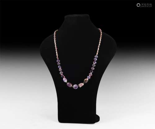 Amethyst and Other Bead Necklace