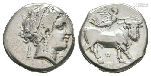 Neapolis - Man-Headed Bull Didrachm