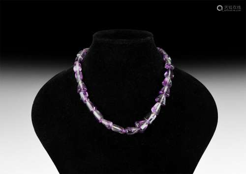 Natural History - Amethyst Bead Necklace