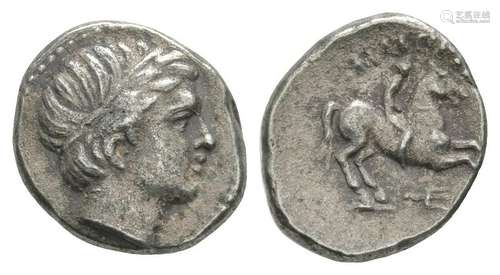 Macedonia - Philip II - 1/5 Horseman Tetradrachm