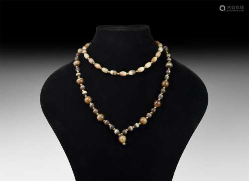 Natural History - Agate Bead Necklace Group
