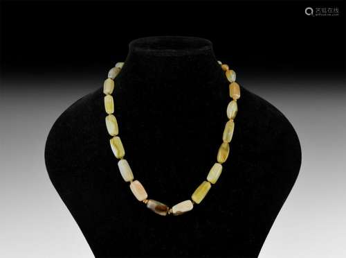 Natural History - Agate and Other Bead Necklace