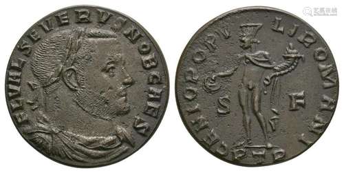 Severus II (under Constantius I) - Genius Follis