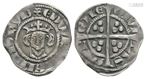 Edward I - Durham - Long Cross Penny