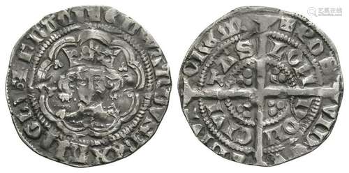 Edward III - London - Pre Treaty C Halfgroat