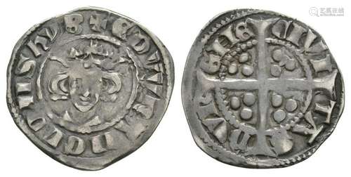 Edward I - Durham - Long Cross Penny