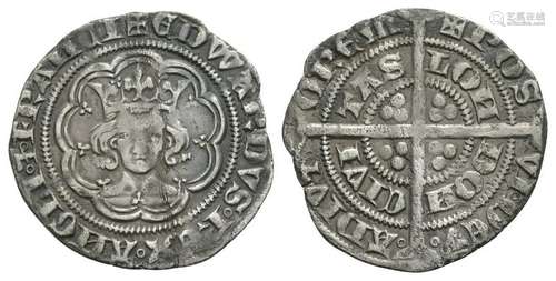 Edward III - London - Pre Treaty C Halfgroat