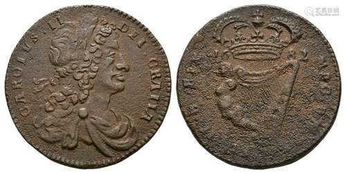 Ireland - Charles II - 1682 - Halfpenny