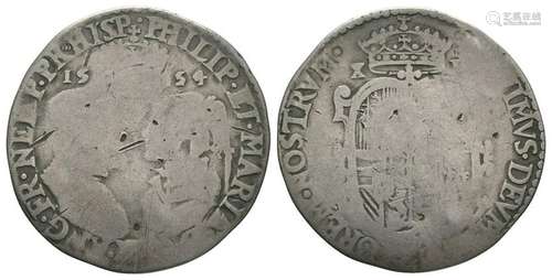 Philip and Mary - 1554 - Shilling