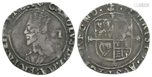 Charles I - Tower - Sixpence