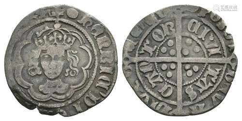 Henry VII - Canterbury - Facing Bust Halfgroat