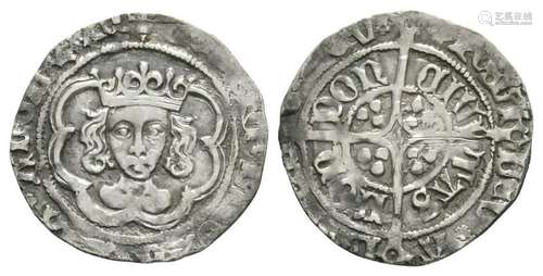 Henry VII - London - Facing Bust Halfgroat