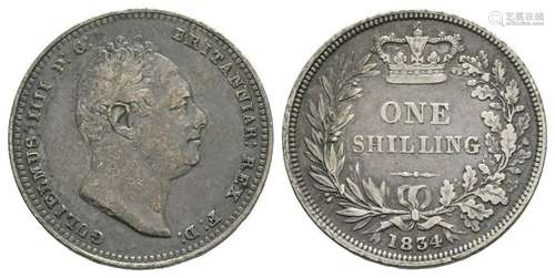 William IV - 1834 - Shilling