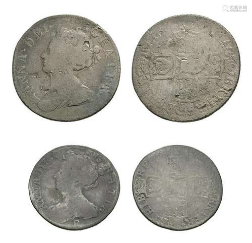 Anne - 1707 E - Shilling and Sixpence [2]