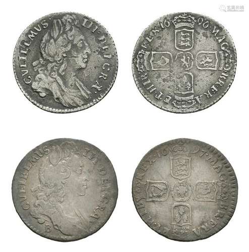 William III - 1696/1697 - Sixpences [2]