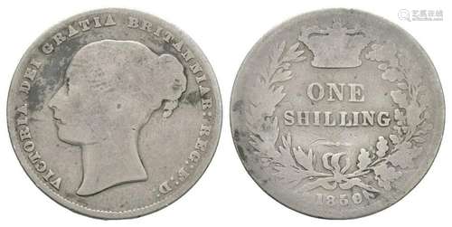 Victoria - 1859 over 58 - Shilling