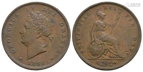 George IV - 1826 - Penny