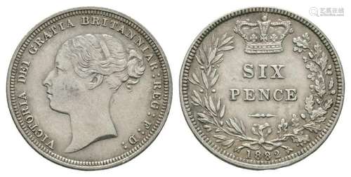 Victoria - 1882 - Sixpence