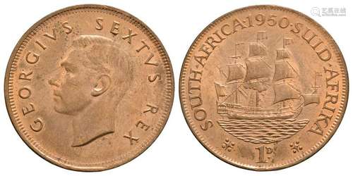 South Africa - George VI - 1950 - Penny