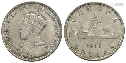 Canada - George V - 1935 - Silver 1 Dollar