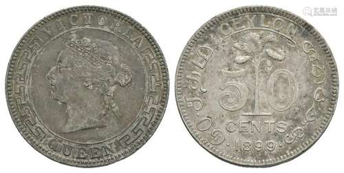 Sri Lanka (Ceylon) - Victoria - 1899 - 50 Cents