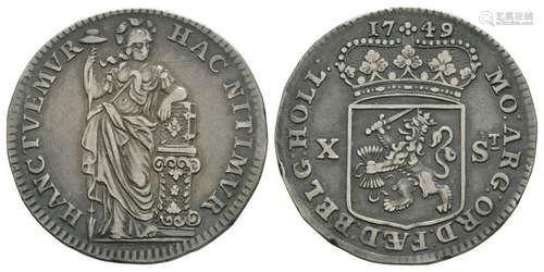 Netherlands - Holland - 1749 - 10 Stuivers