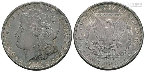 USA - 1881 S - Morgan Dollar